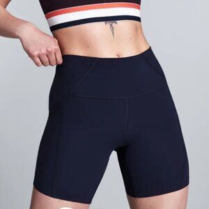 LNDR Navy 7.5" Length Bike Shorts